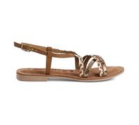 Tamaris - Sandali Intrecciati con Accenti Dorati - - Shoes - Donna - Marrone - 37 EU