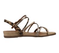 Sandali bassi con cinturini multipli Marrone 38