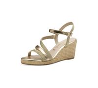 Tamaris Sandalo con cinturino beige / oro, Taglia 40