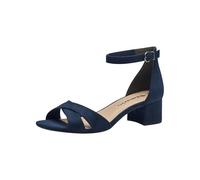 Tamaris Sandalo da donna 1-28226-42 con tacco, Blu marino, 38 EU