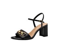 Tamaris Damen 1-28353-44, Sandali con Tacco Donna, Pelle Nera, 37 EU