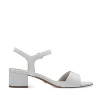 Tamaris Sandalo da donna con tacco a blocco Pelle bianco 37 EU