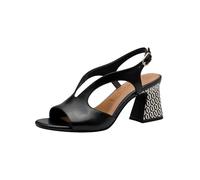 Tamaris Sandalo da donna con tacco a blocco Pelle nero 40 EU