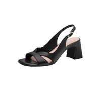 Tamaris Sandalo da donna con tacco a blocco Pelle nero 41 EU