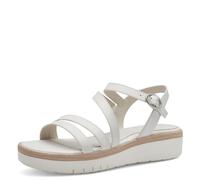 Tamaris Sandalo piatto da donna 1-28215-42, Bianco, 36 EU