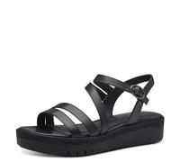 Tamaris Sandalo piatto da donna 1-28215-42, Nero - black uni, 36 EU