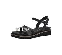 Tamaris Sandalo piatto da donna 1-28255-42, Nero, 37 EU