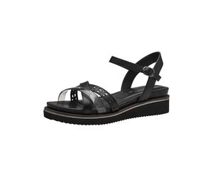 Tamaris Sandalo piatto da donna 1-28255-42, Nero, 37 EU