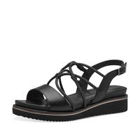 Tamaris Sandalo piatto da donna 1-28257-42, Nero, 39 EU