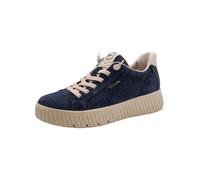Tamaris Scarpe da Ginnastica comode da Donna Step in Pelle, Piatte per Scivolare, Larghe, Blu Marino, 40