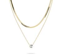 Tamaris Set Collane TS-0036-NN IP Oro, 10, Acciaio inossidabile, Pietra di vetro