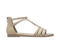 Tamaris, ,Shoes ,Donna ,Beige ,37 EU Sandali Beige Geometrici con Suola Piatta