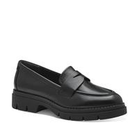 Tamaris, ,Shoes ,Donna ,Nero ,38 EU Mocassino Classico in Pelle