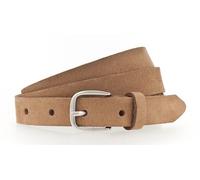 Tamaris Slim Velours Belt W75 Cognac