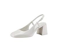 Tamaris Slingpumps 1-1-29601-20, Brevetto bianco., 38 EU