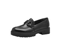 Tamaris Loafer da donna basso in pelle nero 38 EU