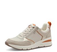 Tamaris Sneaker bassa beige / oro / arancione, Taglia 41