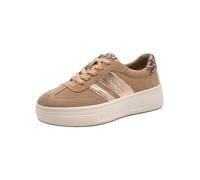 Tamaris Sneaker da Donna Wide Fit Low Pelle 8-83716-47 Camel Suede 39