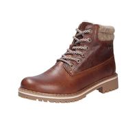 Tamaris - Stivaletto alla Caviglia Stringato in Pelle - -Shoes -Donna -Marrone -37 EU
