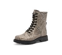 Tamaris Damen Lace Boot Flat 1-25918-43, Stivaletto Donna, Beige Snake, 42 EU
