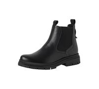 Tamaris Stivali Chelsea da donna, 1-25407-45, Black Leather, 38 EU, Pelle nera, 38 EU