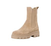 Tamaris Stivali Chelsea da Donna, 1-25992-41, Colore Beige Scamosciato, 40 EU, Beige Suede, 40 EU