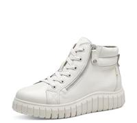 Tamaris Stivali Comodi con Lacci, Foderati con Duo-Tex e Extra Grip, Moda Donna, Bianco, 39 EU