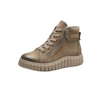 Tamaris Stivali Comodi con Lacci, Foderati con Duo-Tex e Extra Grip, Moda Donna, Nabuk Caramello, 39 EU