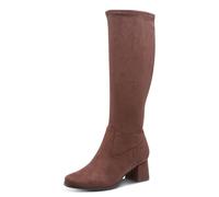 Tamaris Stivali da donna Comfort Long Boot Heel al ginocchio, chestnut, 39 EU, castagna, 39 EU