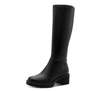 Tamaris Stivali da donna Comfort Long Boot Heel Duo-tex al ginocchio, Black Nappa, 39 EU, Nappa nera, 39 EU