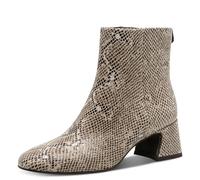 Tamaris Stivali da donna con tacco 1-25314-45, Beige Snake, 38 EU