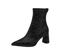 Tamaris Stivali da donna Vegan, Black Struct, 39 EU
