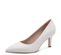 Tamaris Décolleté da donna con tacco a stiletto in pelle bianco 37 EU