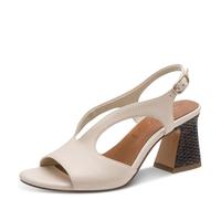 Tamaris Sandalo da donna con tacco a blocco Pelle beige 41 EU