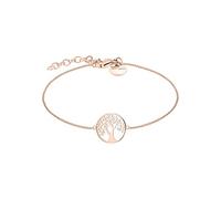 Tamaris Tree of Life Collection, collana orecchini a cerchio e bracciale in acciaio inox con albero della vita, 21 cm, Acciaio inossidabile, nessuna.