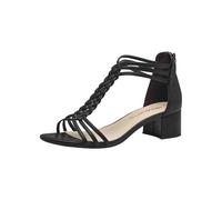 Tamaris Women's 1-28290-42 Trainers Sandal, Black Glam, 37 EU