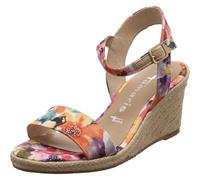 Tamaris Women's 1-28300-42 Sling Sandal, Orange Comb, 41 EU