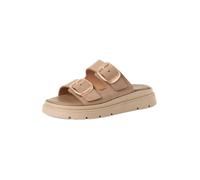 Tamaris Donna pantolette con tacco a zeppa in pelle beige 41 EU