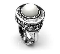 Tamashii Anello in Uomo Pan Zva Argento 925- Agata,Semipreziosa
