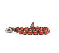 TAMASHII BRACCIALE 1 GIRO CON AGATA ROSSO FUOCO DA 6 MM BHS601-55