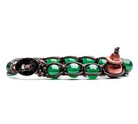 Tamashii Bracciale originale tibetano realizzato con pietre naturali AGATA VERDE