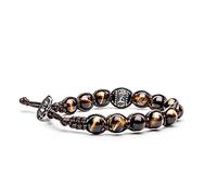 TAMASHII BRACCIALE RUOTA DELLA PREGHIERA UNISEX CON PIETRE OCCHIO DI TIGRE BHS1100-214