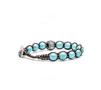 TAMASHII BRACCIALE RUOTA DELLA PREGHIERA UNISEX CON PIETRE TURCHESE BHS1100-07