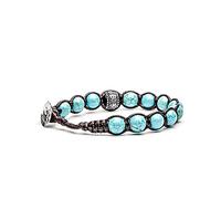 TAMASHII BRACCIALE RUOTA DELLA PREGHIERA UNISEX CON PIETRE TURCHESE BHS1100-07