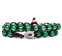 Tamashii Bracciale Tibetano Agata Verde Doppio Giro BHS 600-12 Verde MainApps