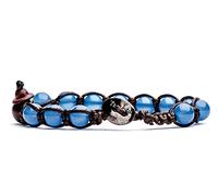 Tamashii Bracciale tibetano in Agata Blu BHS900-18