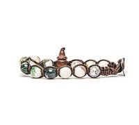 TAMASHII BRACCIALE UNISEX A 1 GIRO CON PIETRE MOCHA STONE BHS900-262