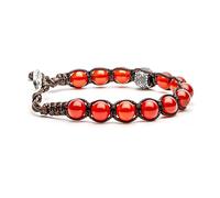 Tamashii Bracciale Unisex Bracciale Composto da Agata Rosso Passione. Misura: Regolabile. La referenza è bhs1100-124