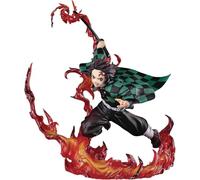 TAMASHII NATIONS - Demon Slayer: Kimetsu no Yaiba - Tanjiro Kamado Total Concentration Breathing, Bandai Spirits FiguartsZERO Collectible Statue
