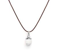 Tamashii VLNET Collana con Pendente a goccia Ear-Drops | Argento 925 e Mamadreperla | Unisex Fatto a mano